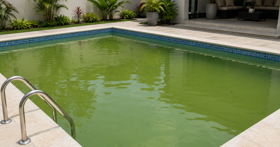 Common Reasons Swimming Pools Turn Green