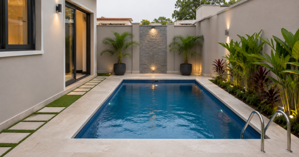 How to Plan a Swimming Pool Around a Small Compound